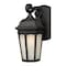 Z-Lite Newport Outdoor Wall Light, Black And White Seedy 508M-BK - alternate 1